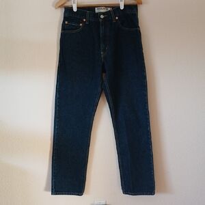 Levi's Men's 505 Regular Fit Dark Wash Classic Jeans